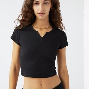 TNA waffle notch t-shirt